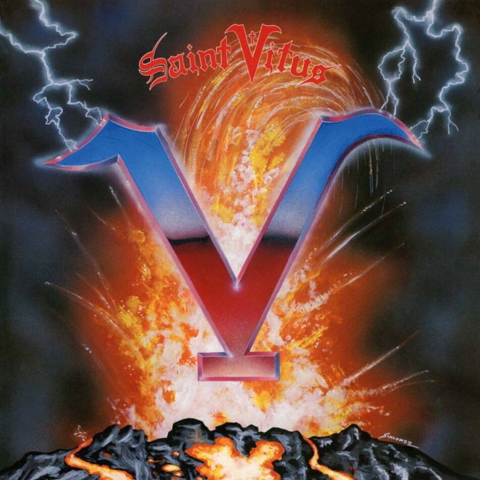 Saint Vitus - V 2021 Reissue, High Roller Records, Fire Splatter Vinyl, LP