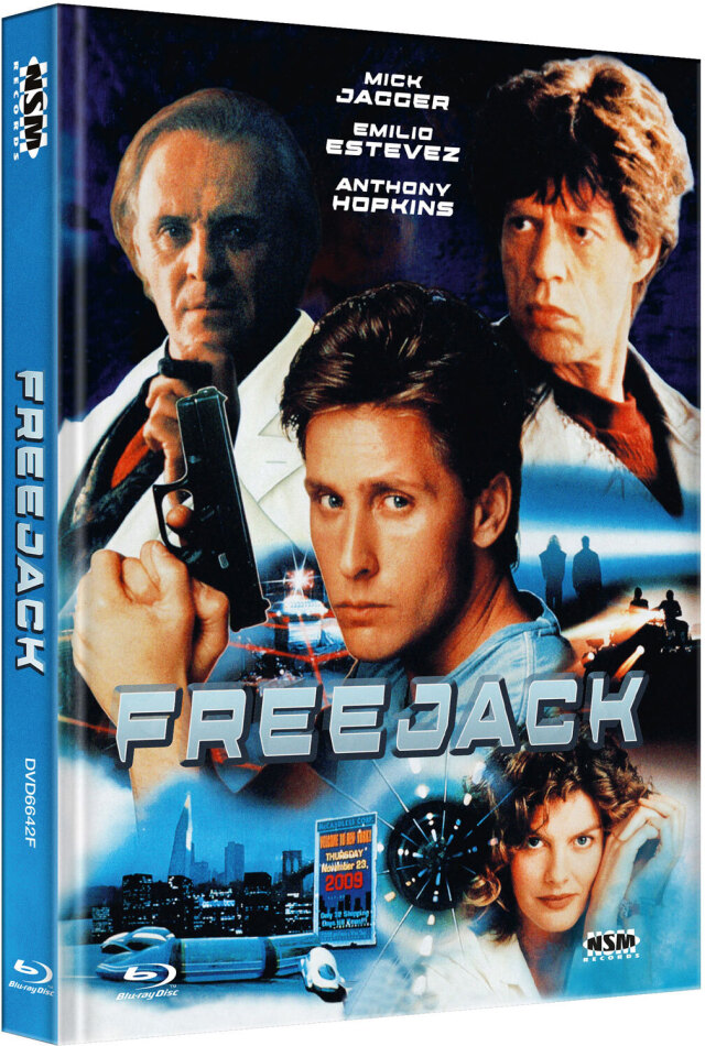 Freejack (1992) Cover F, Limited Edition, Mediabook, Blu-ray + DVD