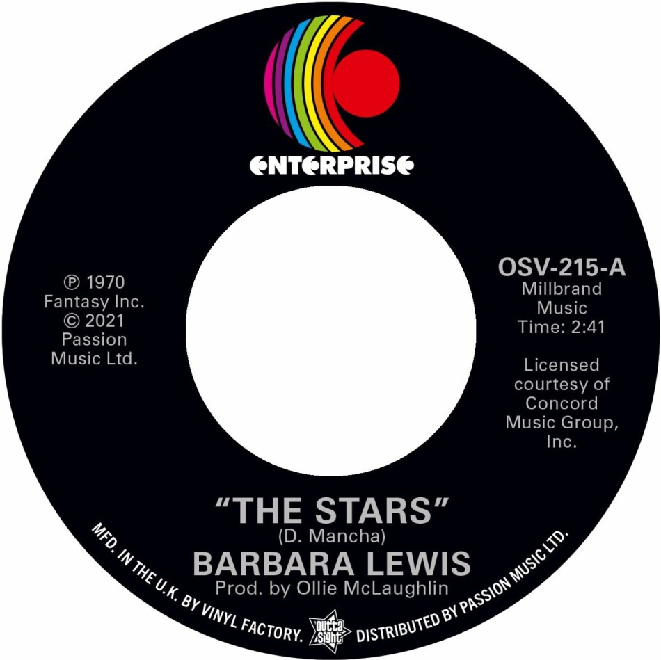 Barbara Lewis - Stars / How Can I Tell You 7" Single