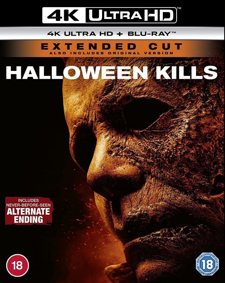 Halloween Kills (2021) Extended Edition, Cinema Version, 4K Ultra HD + Blu-ray