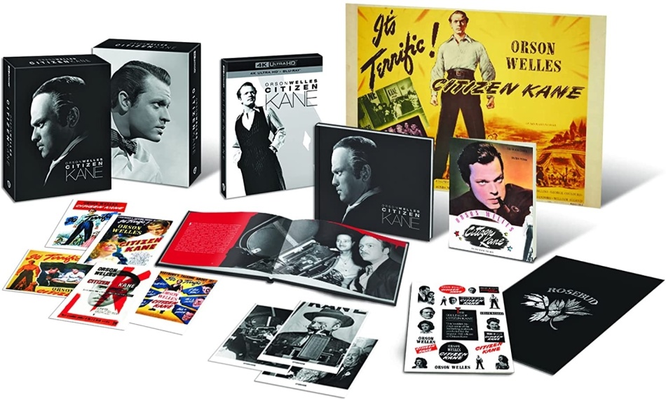 Citizen Kane (1941) + Goodies, Slipcase, Digipack, b/w, Ultimate Collector's Edition, 4K Ultra HD + Blu-ray