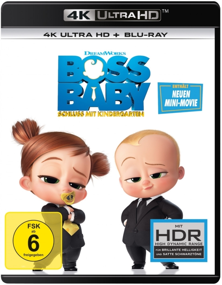 Boss Baby 2 - Schluss mit Kindergarten (2021) 4K Ultra HD + Blu-ray
