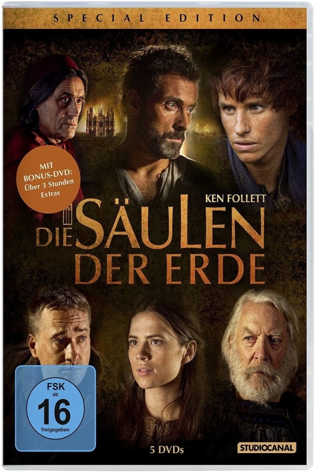 Die Säulen der Erde Édition Spéciale, 5 DVD