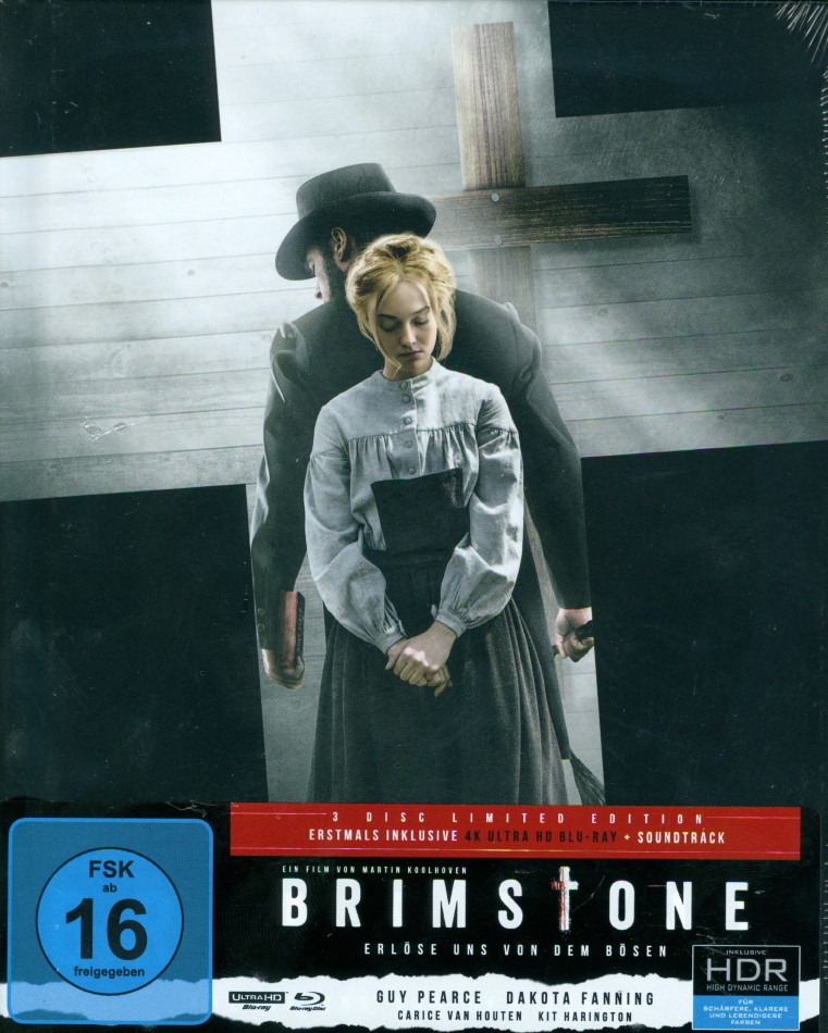 Brimstone (2016) Mediabook, 4K Ultra HD + Blu-ray + CD