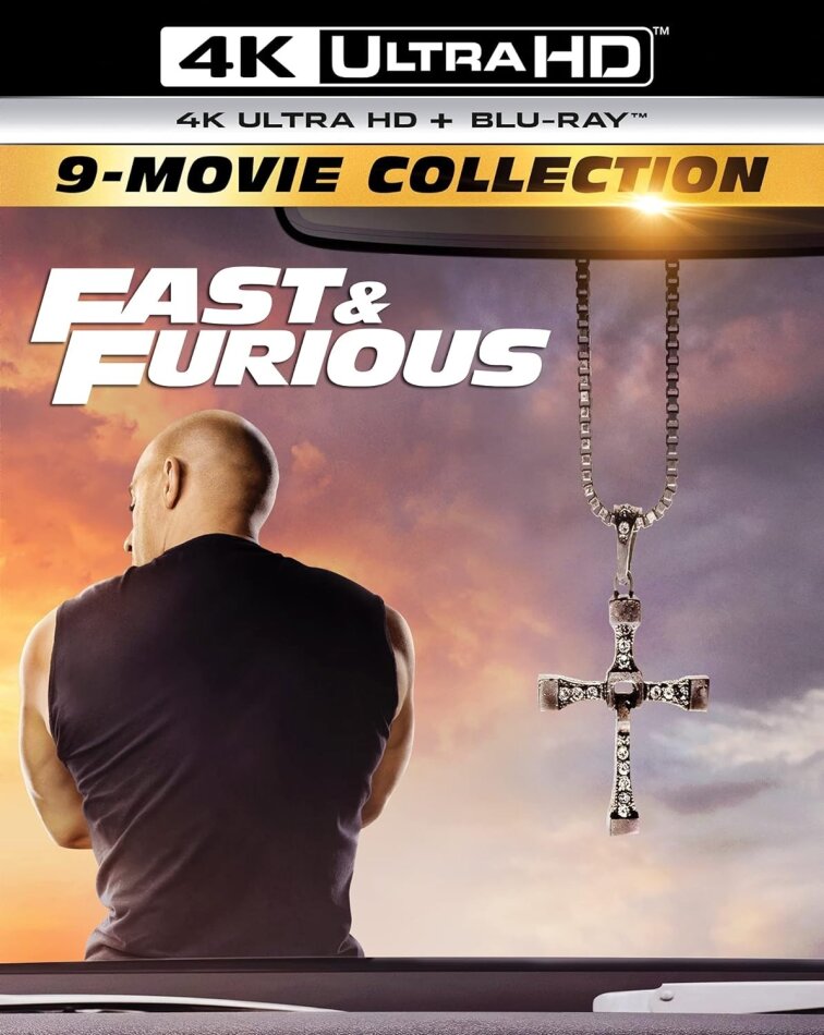 Fast & Furious 1-9 - 9-Movie Collection 9 4K Ultra HDs + 9 Blu-ray