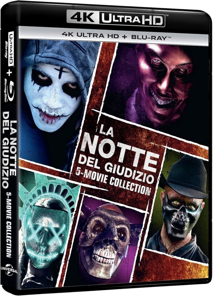 La notte del giudizio 1-5 - 5-Movie Collection 5 4K Ultra HDs + 5 Blu-rays