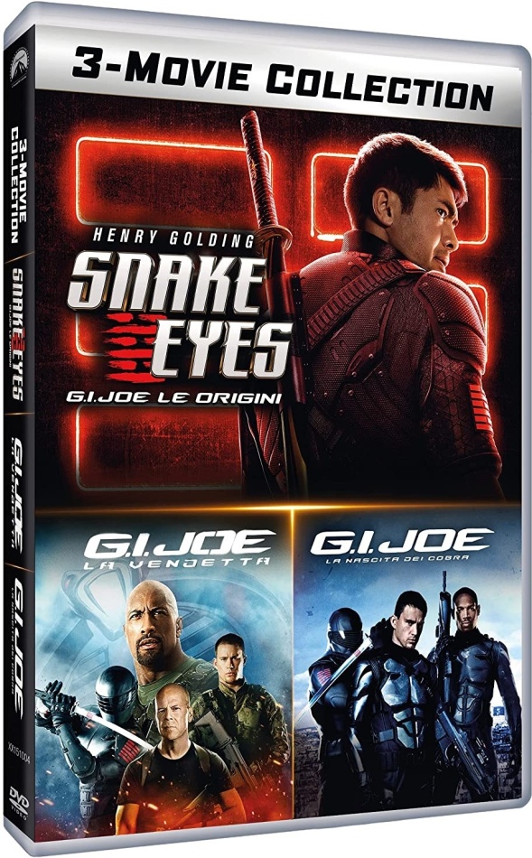 G.I. Joe: 3-Movie Collection - Snake Eyes: G.I. Joe - Le origini / G.I. Joe - La nascita dei Cobra / G.I. Joe - La vendetta 3 DVD