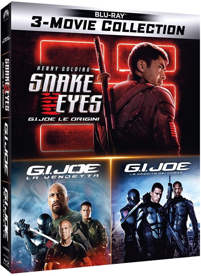 G.I. Joe: 3-Movie Collection - Snake Eyes: G.I. Joe - Le origini / G.I. Joe - La nascita dei Cobra / G.I. Joe - La vendetta 3 Blu-ray