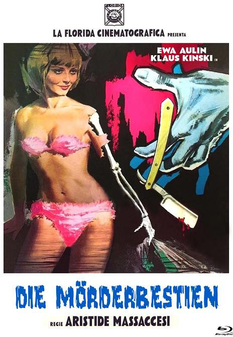 Die Mörderbestien (1973) Cover E, Limited Edition, Mediabook, Uncut, Blu-ray + DVD