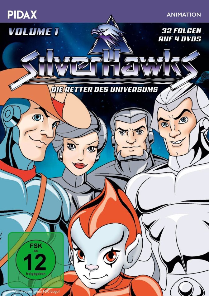 Silverhawks - Vol. 1 - Folge 1-32 Pidax Animation, 4 DVDs