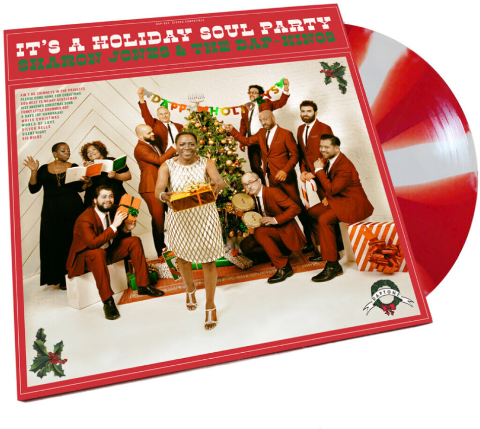 Sharon Jones & The Dap Kings - It's A Holiday Soul Party 2021 Reissue, Daptone Records, LP + Digital Copy