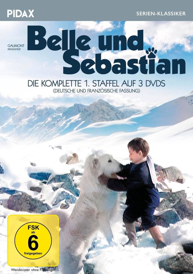 Belle und Sebastian - Staffel 1 Pidax Serien-Klassiker, 3 DVDs