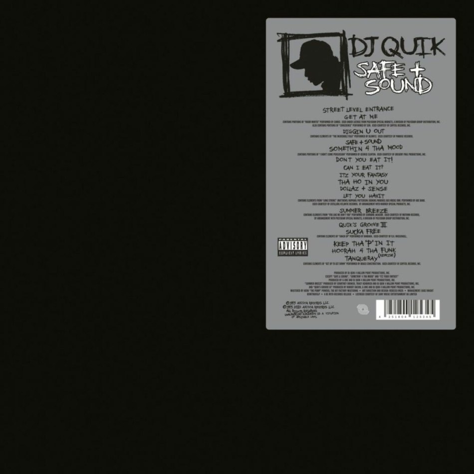 DJ Quik - Safe & Sound 2 LPs
