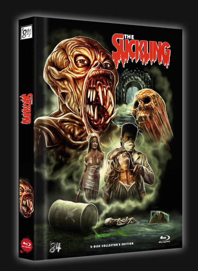 The Suckling (1990) Cover A, Collector's Edition Limitata, Mediabook, Blu-ray + DVD