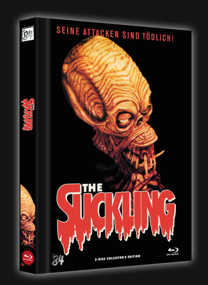 The Suckling (1990) Cover D, Collector's Edition Limitata, Mediabook, Blu-ray + DVD