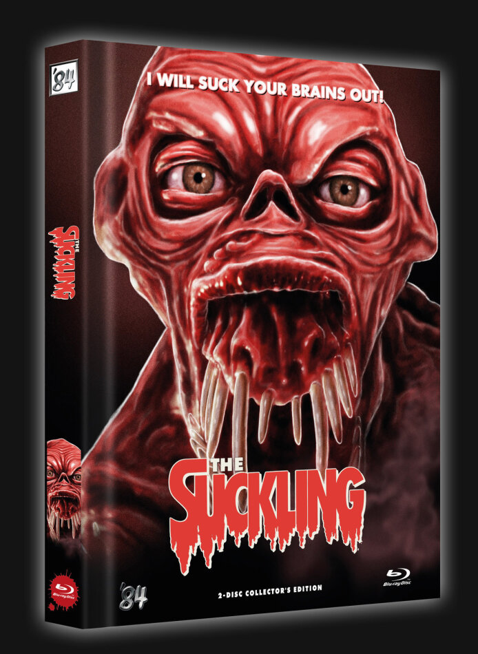 The Suckling (1990) Cover F, Collector's Edition Limitata, Mediabook, Blu-ray + DVD