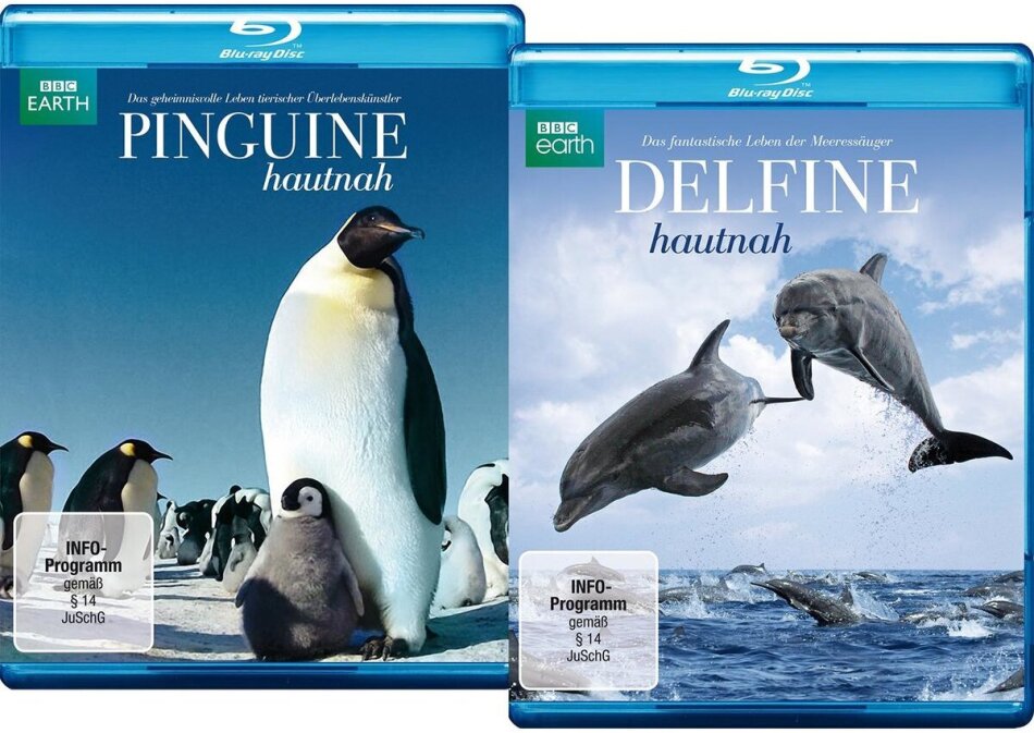 Pinguine hautnah / Delfine hautnah BBC Earth, Édition Limitée, 2 Blu-ray