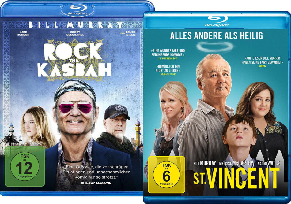 St. Vincent (2014) / Rock the Kasbah (2015) Bundle, 2 Blu-rays