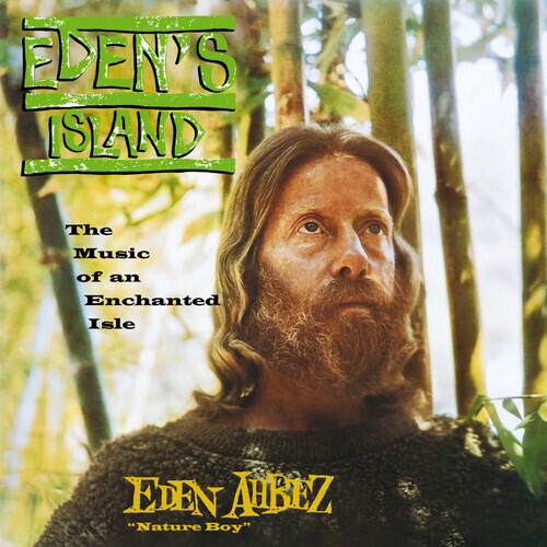 Eden Ahbez - Eden's Island Wood Slipcase, 2022 Reissue, Clear Forest Leaves Colored Vinyl, LP