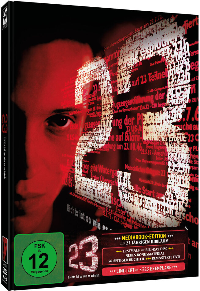23 (1998) Limited Edition, Mediabook, Blu-ray + DVD