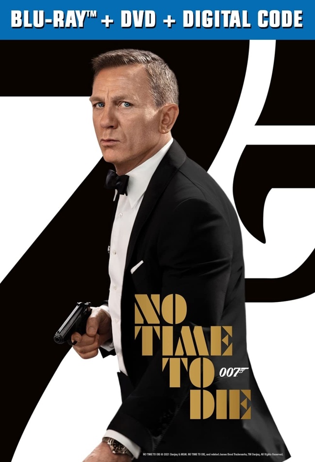 James Bond: No Time To Die (2021) Blu-ray + DVD