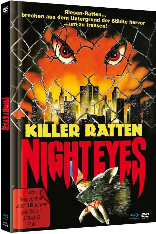 Night Eyes - Killer Ratten (1982) Cover C, Limited Edition, Mediabook, Blu-ray + DVD