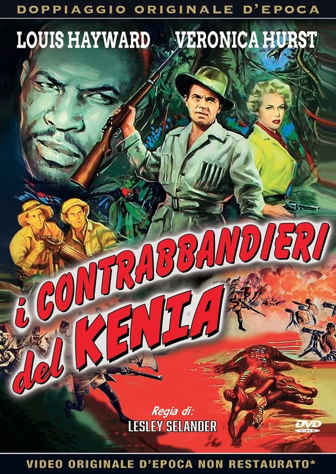 I contrabbandieri del Kenia (1953) Rare Movies Collection, Doppiaggio Originale D'epoca, n/b