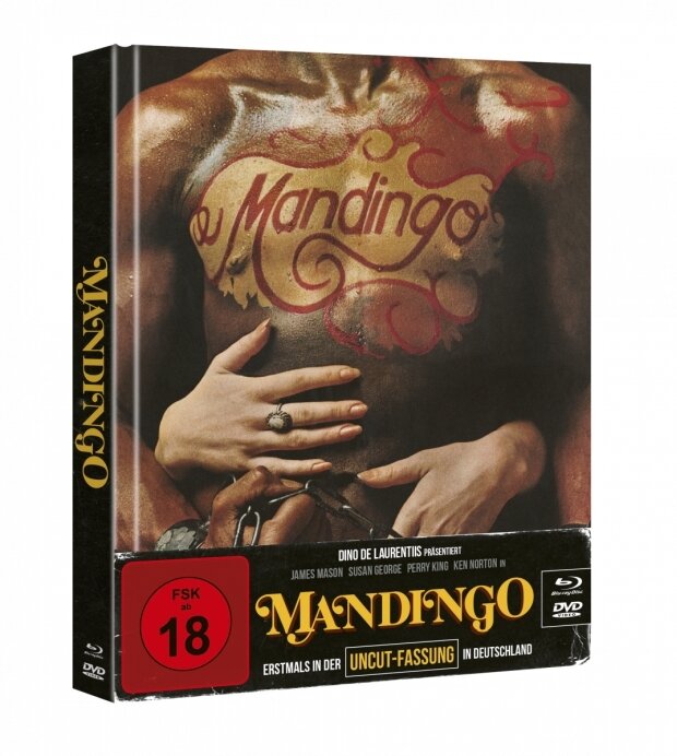 Mandingo (1975) Limited Edition, Mediabook, Uncut, Blu-ray + 2 DVDs