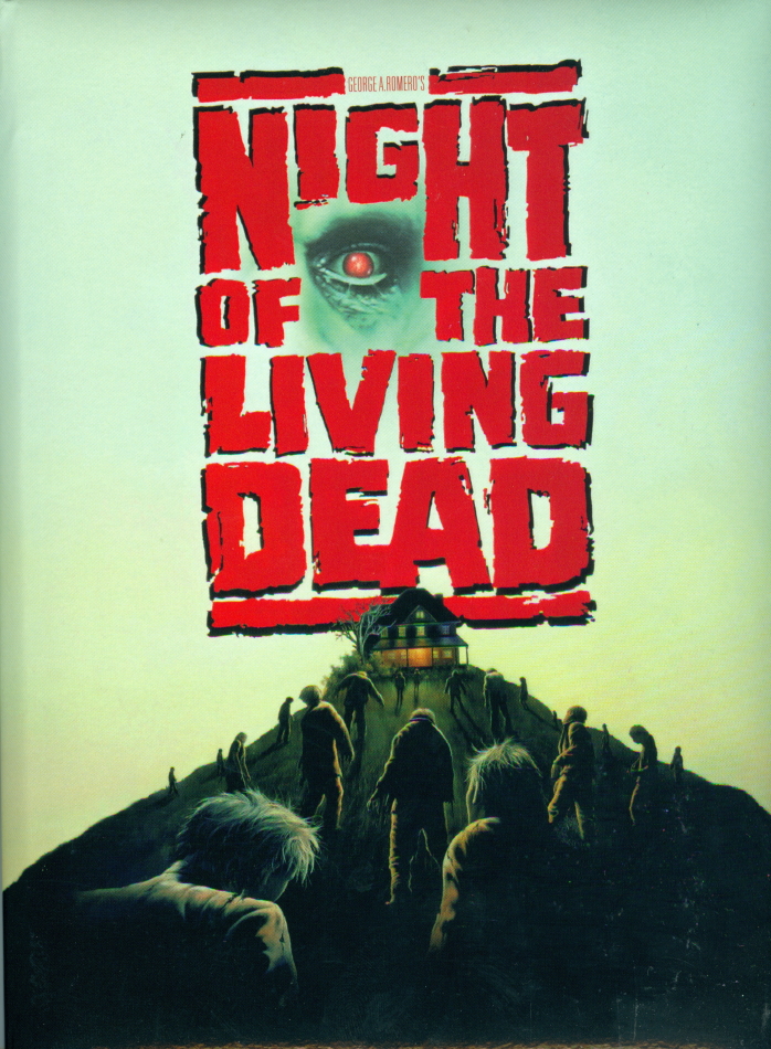 Night of the Living Dead (1990) Cover I, Wattiert, Limited Edition, Mediabook, Blu-ray + DVD