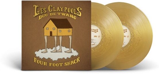 Les Claypool (Primus) - Four Foot Shack Gold Colored Vinyl, 2 LPs
