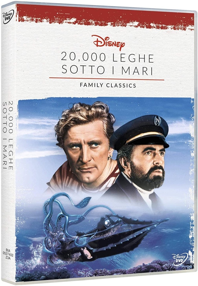 20.000 leghe sotto i mari (1954) Walt Disney Family Classics, Repackaged