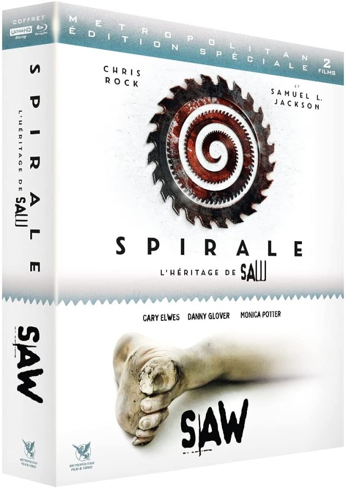 Spirale : l'héritage de Saw (2021) / Saw (2004) 2 4K Ultra HDs + 2 Blu-rays