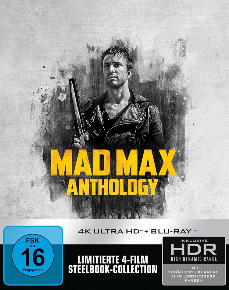 Mad Max Anthology Limited Edition, Steelbook, 4 4K Ultra HDs + 4 Blu-rays