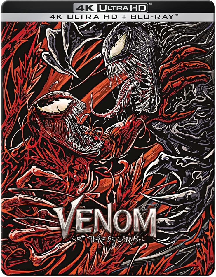 Venom 2 - Let there be Carnage (2021) Limited Edition, Steelbook, 4K Ultra HD + Blu-ray