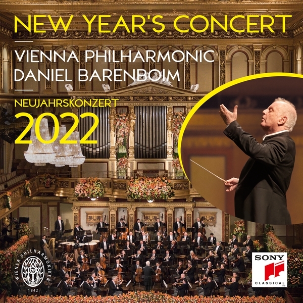 Wiener Philharmoniker & Daniel Barenboim - New Year's Concert 2022 - Neujahrskonzert 2022 French/English Booklet, 2 CDs