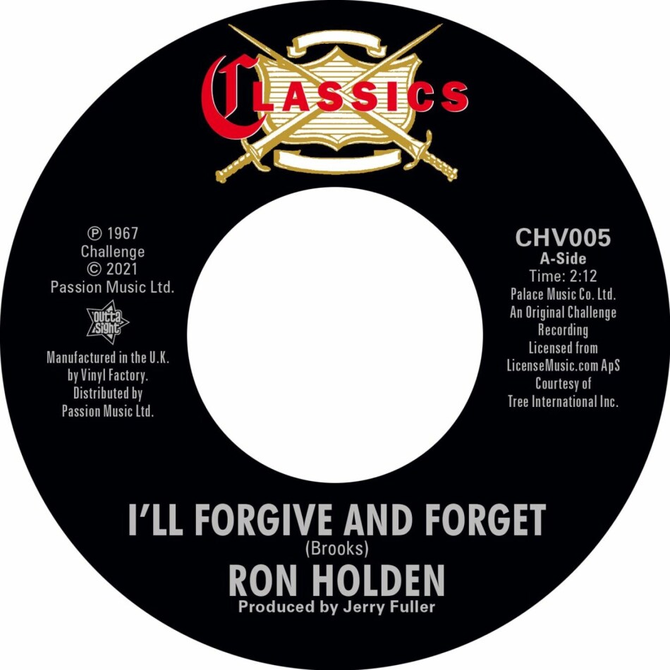 Ron Holden & Jerry Fuller - I'll Forgive And Forget/Double Life 7" Single