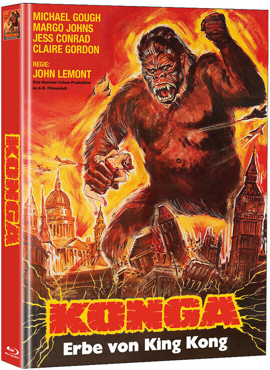 Konga (1961) Cover A, Édition Limitée, Mediabook, Blu-ray + DVD