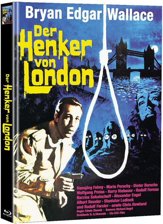 Der Henker von London (1963) Cover A, Edizione Limitata, Mediabook, Blu-ray + DVD