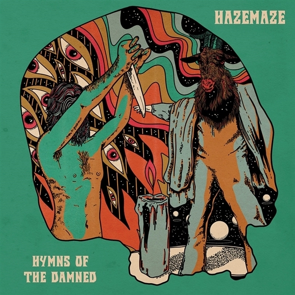 Hazemaze - Hymns Of The Damned 2022 Reissue, Heavy Psych, Édition Limitée, Green Neon Vinyl, LP
