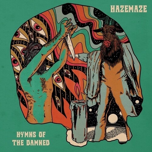 Hazemaze - Hymns Of The Damned 2022 Reissue, Heavy Psych, Édition Limitée, Red Vinyl, LP