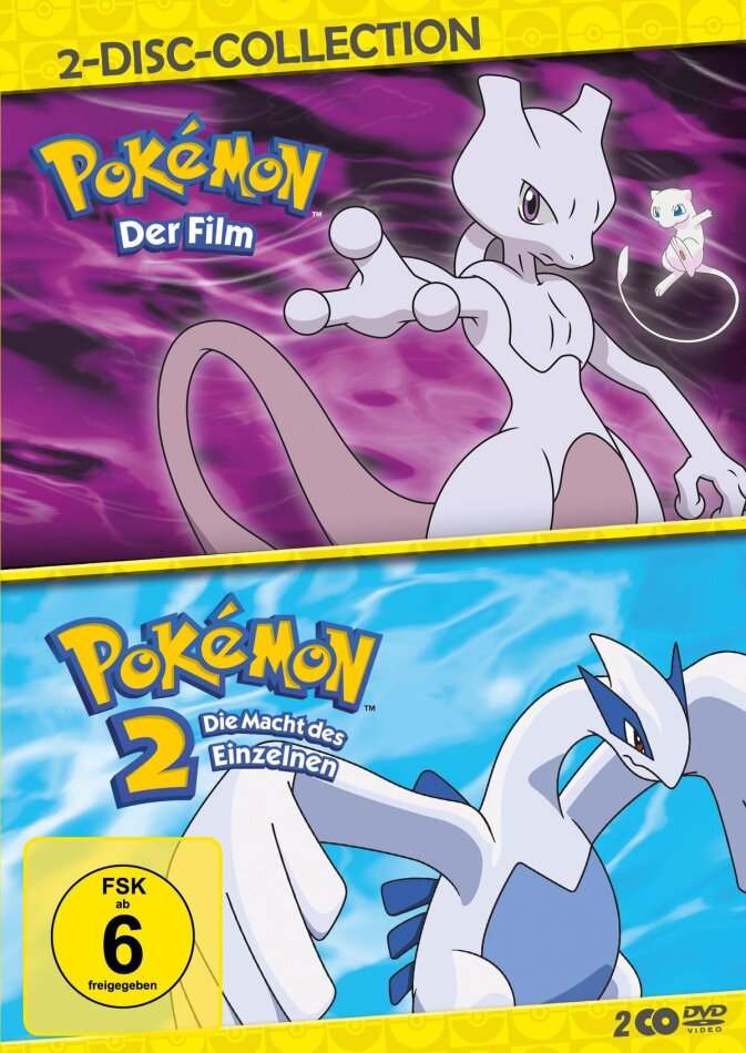 Pokémon - Der Film (1998) / Pokémon 2 - Die Macht des Einzelnen (1999) - 2-Disc-Collection 2 DVDs