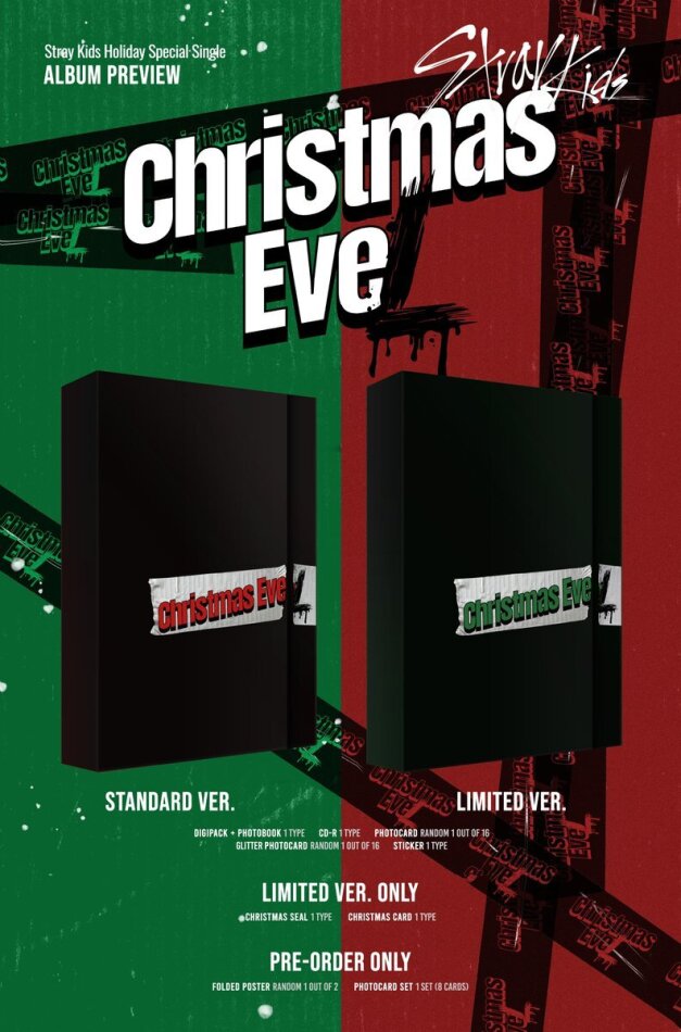 Stray Kids (K-Pop) - Holiday Special Single: Christmas Evel 2 Versions Random Shipping!!!