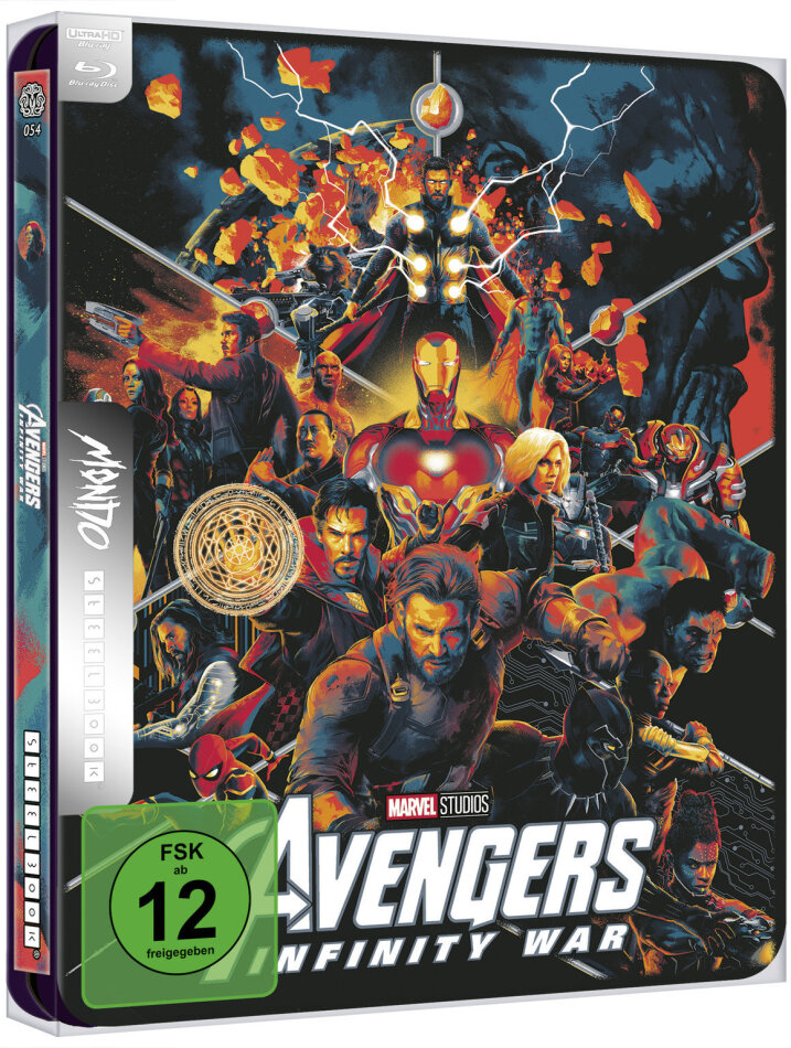 Avengers 3 - Infinity War (2018) Mondo, Limited Edition, Steelbook, 4K Ultra HD + Blu-ray