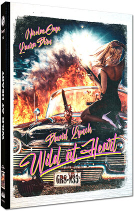 Wild at Heart (1990) (Cover A, Wattiert, Edizione Limitata, Mediabook, Blu-ray + DVD)