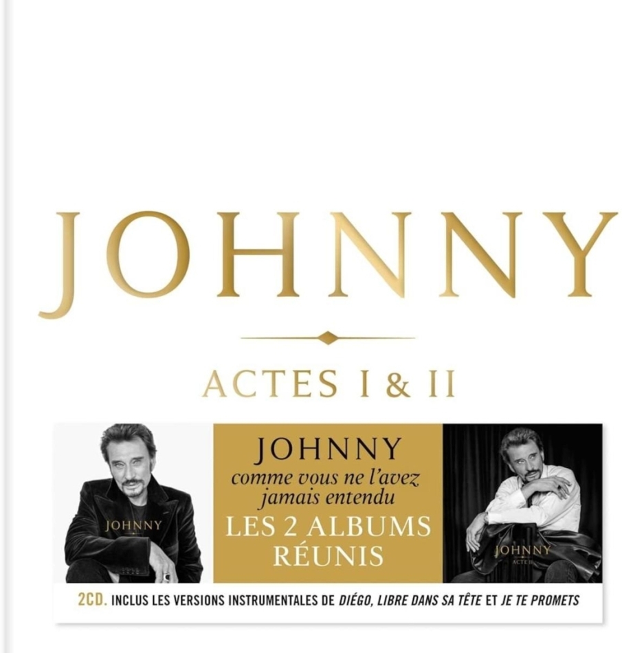 Johnny Hallyday - Johnny Acte I + Acte II Edition Noel, 2 CDs