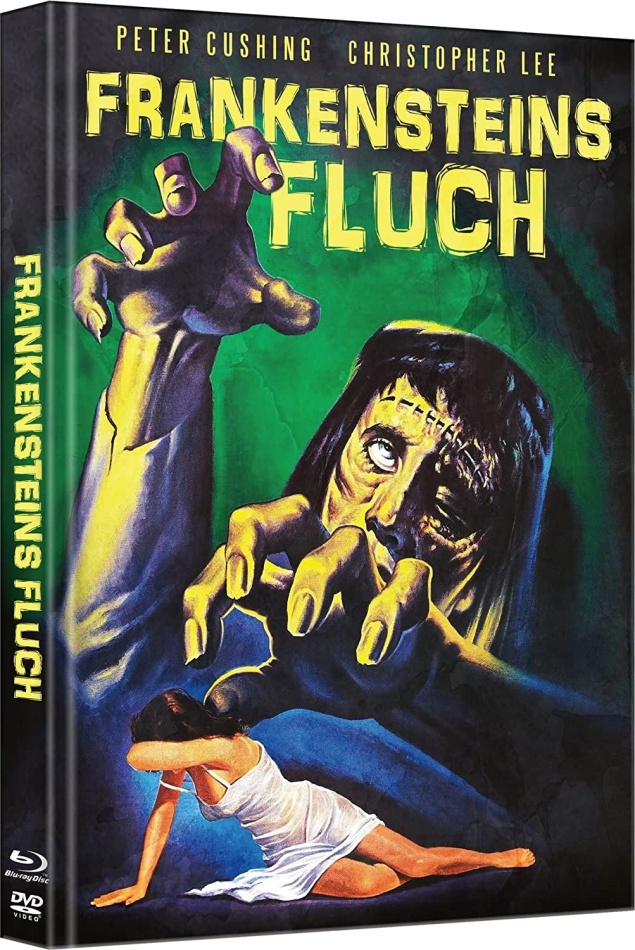 Frankensteins Fluch (1957) Cover D, Limited Edition, Mediabook, Blu-ray + DVD