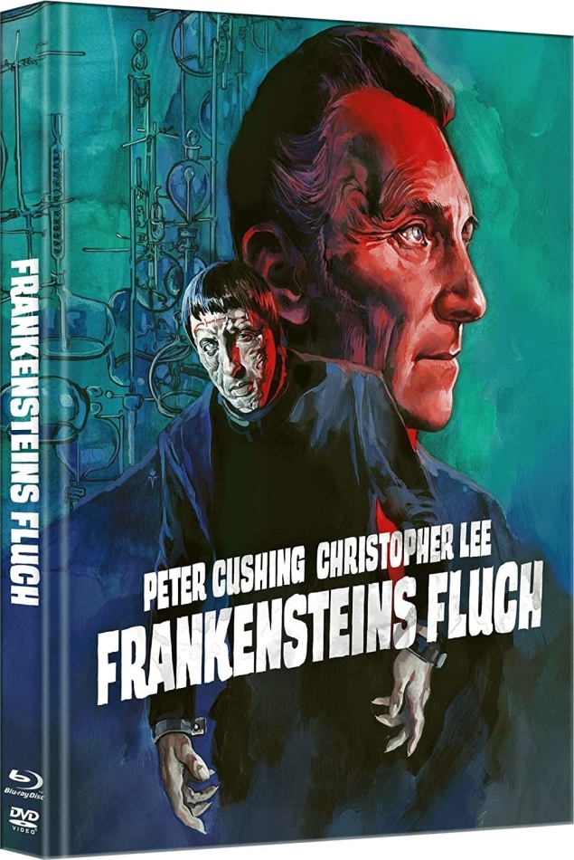 Frankensteins Fluch (1957) Cover A, Limited Edition, Mediabook, Blu-ray + DVD