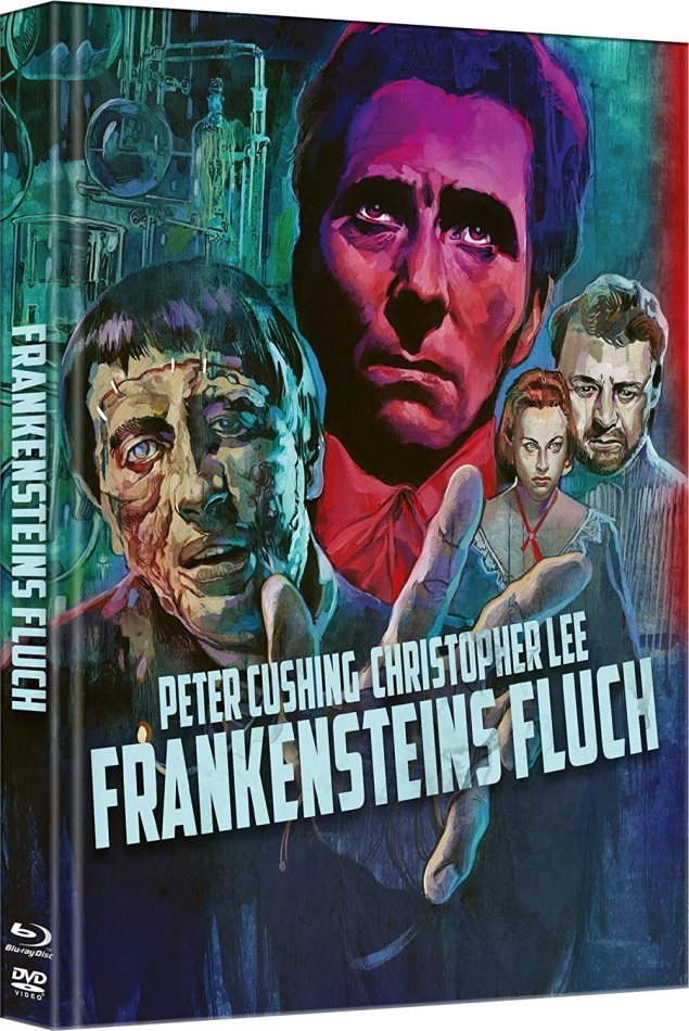 Frankensteins Fluch (1957) Cover B, Limited Edition, Mediabook, Blu-ray + DVD