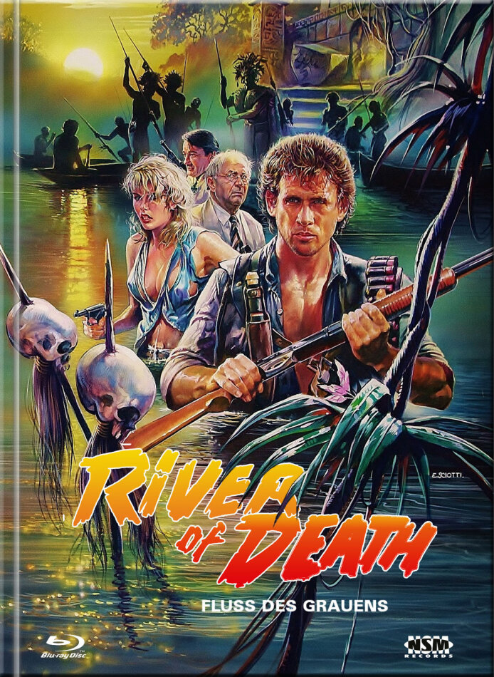 River of Death - Fluss des Grauens (1989) Cover A, Edizione Limitata, Mediabook, Blu-ray + DVD