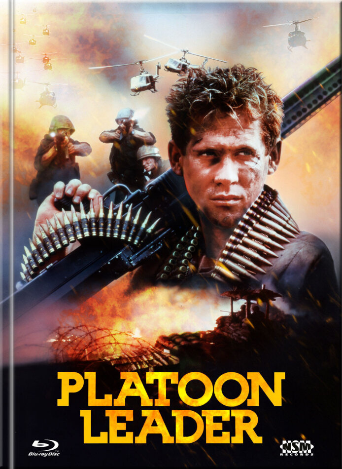 Platoon Leader (1988) Cover B, Limited Edition, Mediabook, Blu-ray + DVD